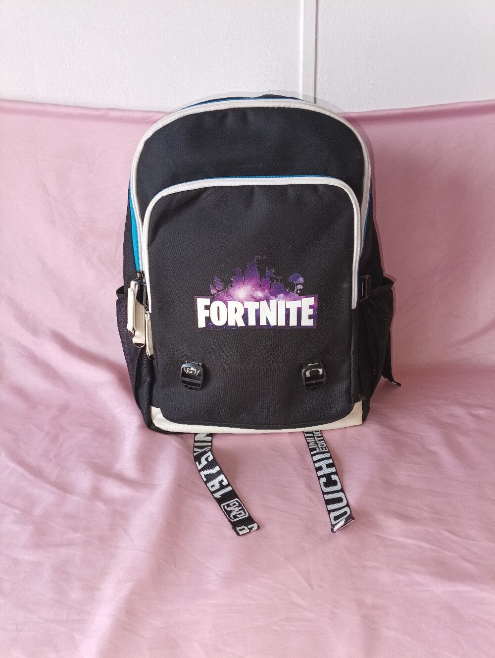 Fortnite Backpack 18" Limited Edition Black White Design